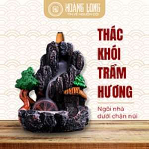 Thác khói Trầm Hương Hoàng Long - Thác khói Ngôi nhà dưới chân núi